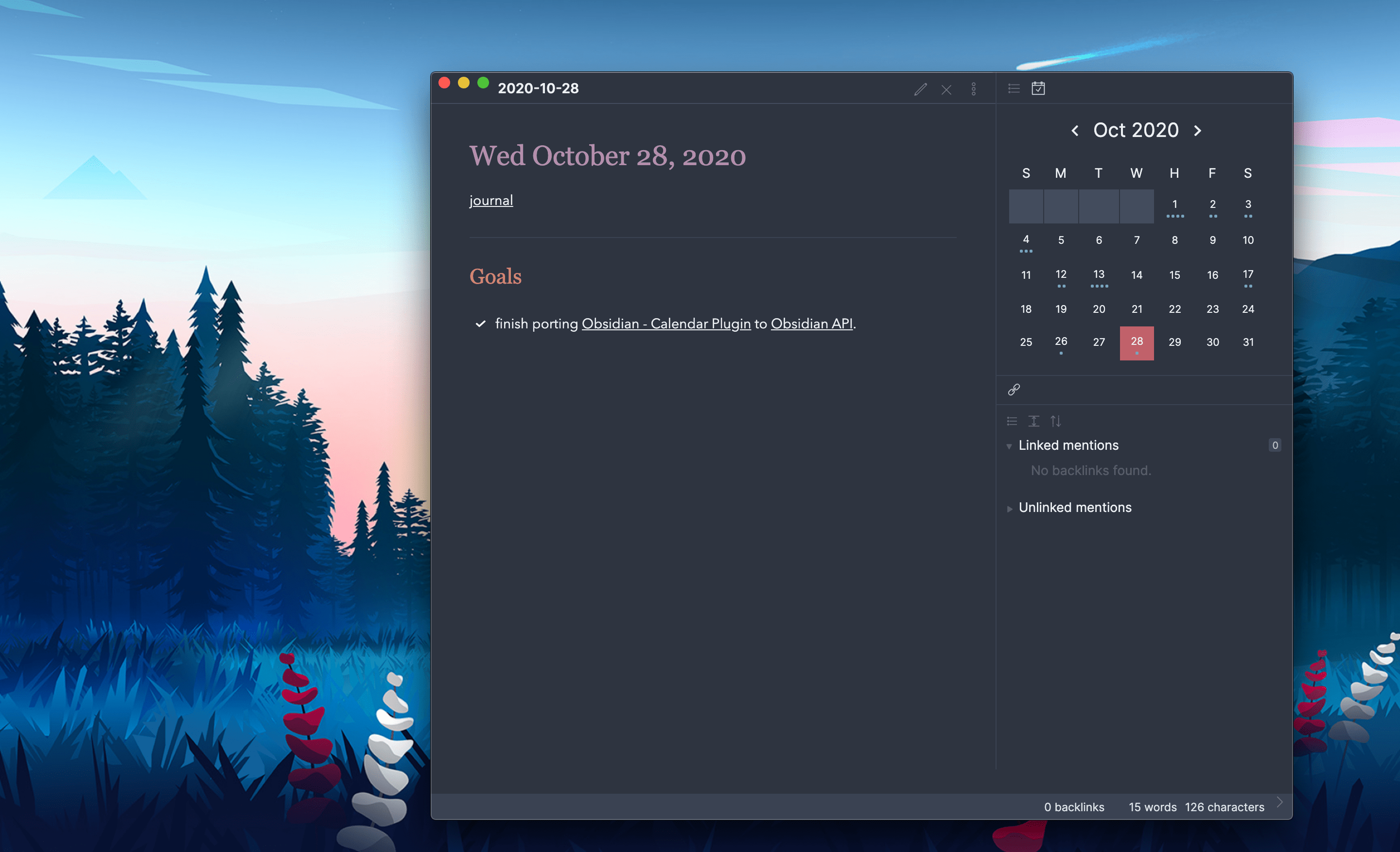 Calendar